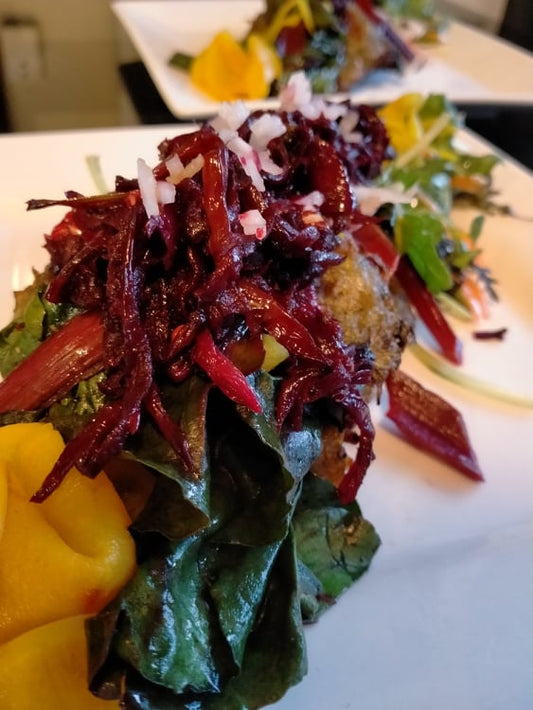 Pedro's Potato and Pumpkin Rosti w/ Caramelized Onion and Beetroot - Streamside Organics