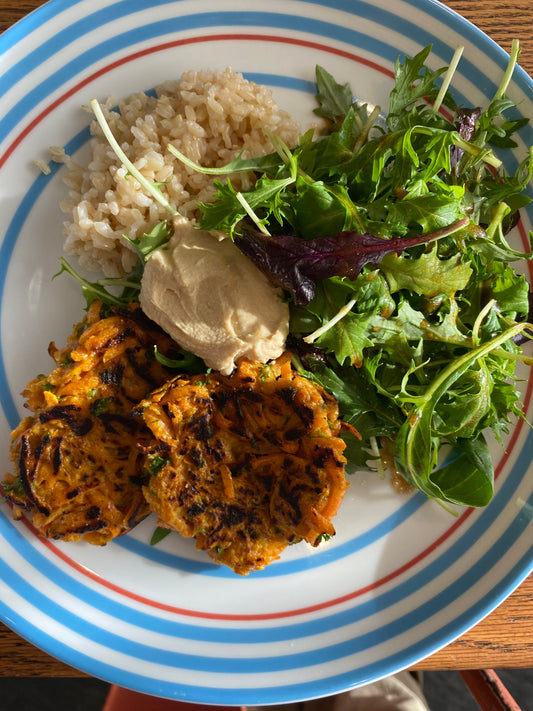 Carrot Fritters - Streamside Organics