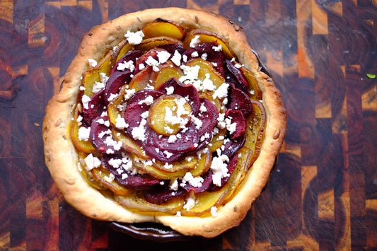 Noemie's Beetroot Pie with Feta - Streamside Organics