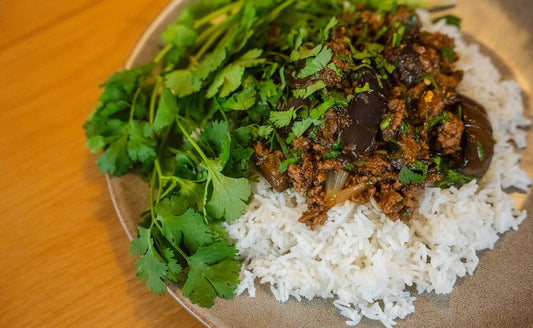 Coriander & Ginger Eggplant Beef - Streamside Organics