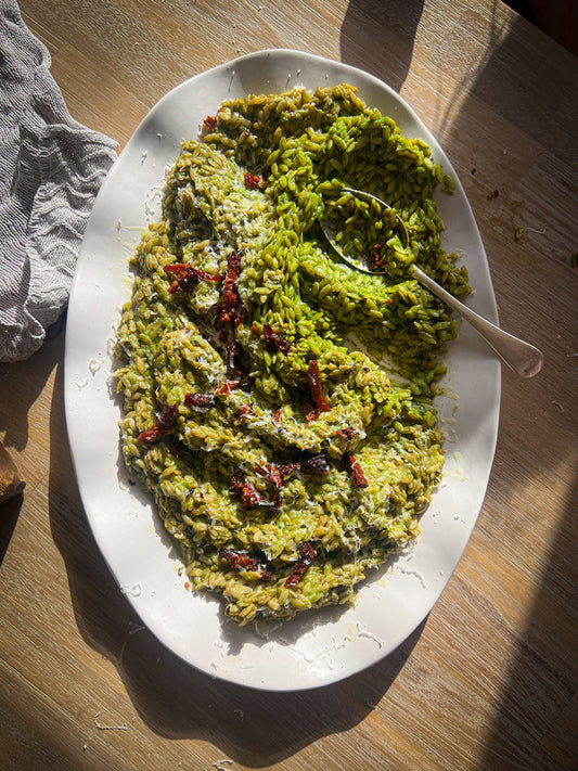 Sunflower Seed Pesto Pasta - Streamside Organics